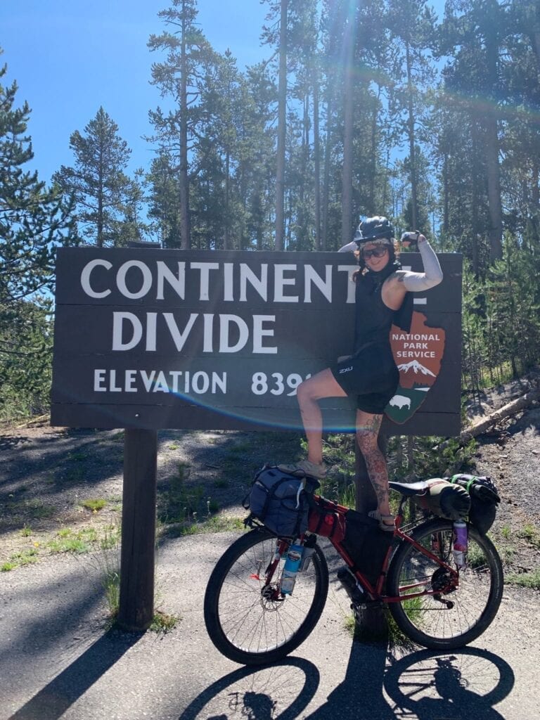 Rebecca Vader at Continental Divide